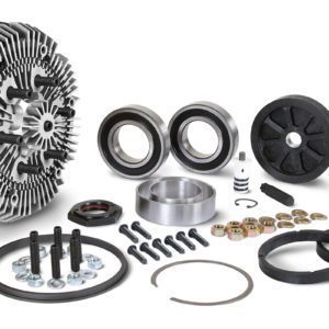 24-256 Kit Masters 2-Speed Gold Top Fan Clutch Rebuild Kit for 2.56'' pilot with 2 Pulley Bearings