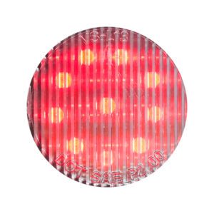 HD20010RC HD Lighting Round Red-Clear Marker 2'' 10 LED