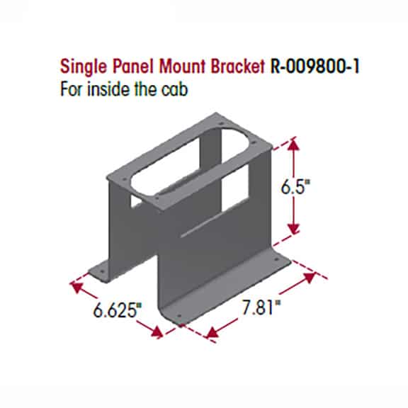 R-009800-1 Hendrickson Inside Floor Single Bracket Kit