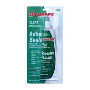 143372 Dynatex® Clear Silicone Adhesive/Sealant 3oz Tube